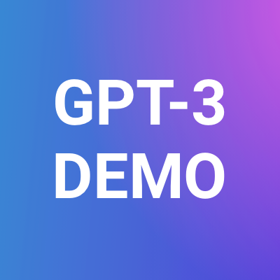 Website icon for gpt3demo.com