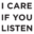 Website icon for icareifyoulisten.com